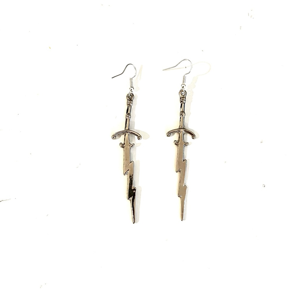 lightning earrings